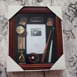 Baseball picture frame